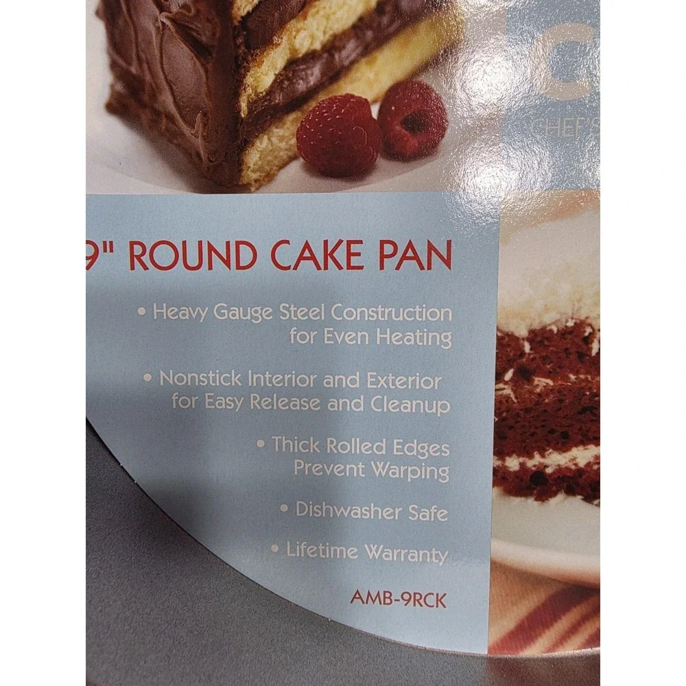 Cuisinart 9-Inch Chef's Classic Nonstick Bakeware Round Cake Pan‎
